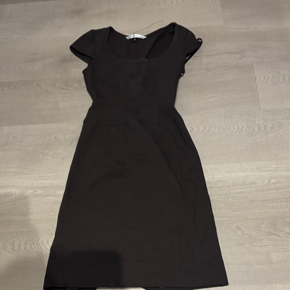 Diane Von Furstenberg Black Midi Dress